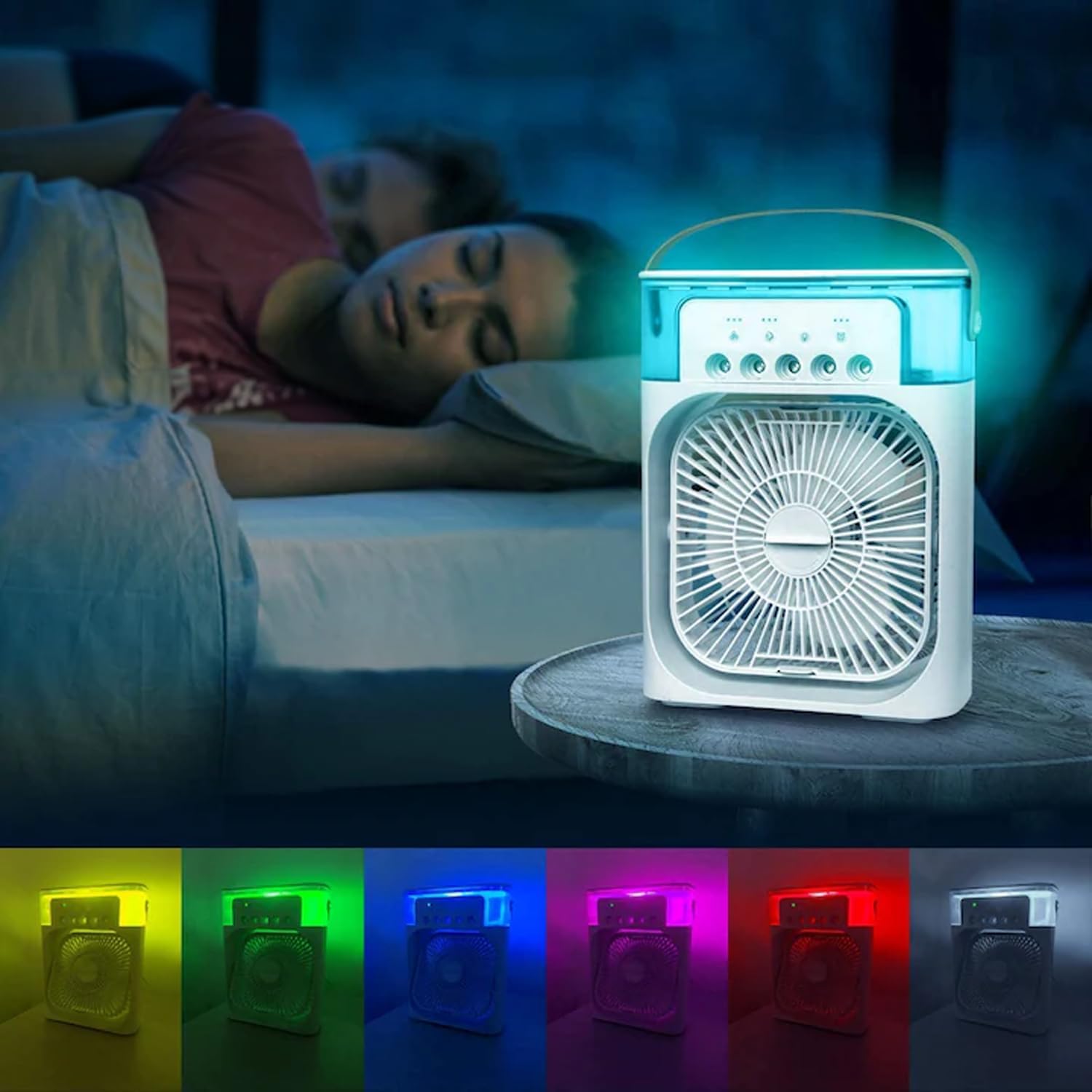 Mini Condizionatore Portatile con Nebulizzatore e Luce LED - | SOLO PER TE ITALIA