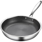 Padella Antiaderente a Nido d'Ape in Acciaio Inox – 24cm - | SOLO PER TE ITALIA