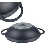 Padella Wok Antiaderente 36cm con Rivestimento Effetto Marmo - | SOLO PER TE ITALIA