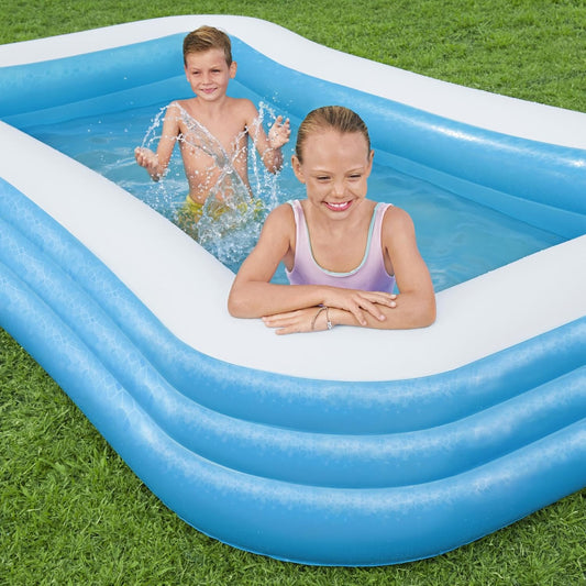 Piscina Family Bestway 305x183x56 cm Gonfiabile per Bambini e Adulti - | SOLO PER TE ITALIA