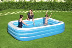 Piscina Family Bestway 305x183x56 cm Gonfiabile per Bambini e Adulti - | SOLO PER TE ITALIA