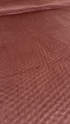 Copriletto Trapuntato in Velluto Matrimoniale 250x250 cm