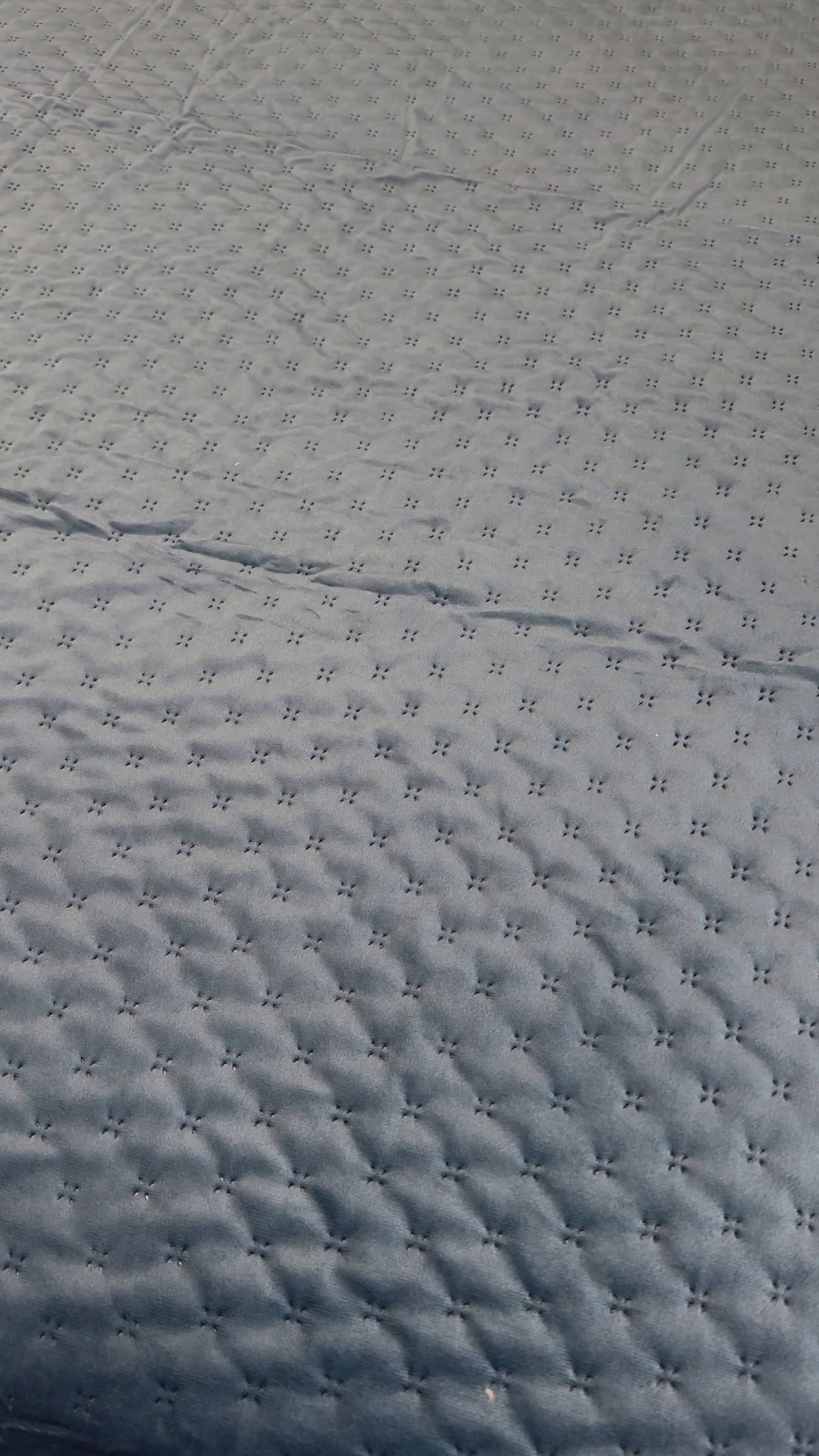Copriletto Trapuntato in Velluto Matrimoniale 250x250 cm