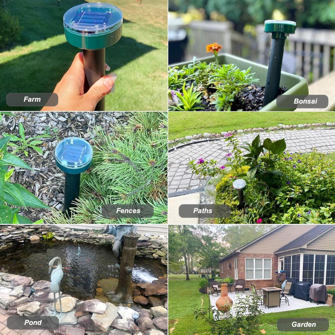 Repellente Solare per Roditori a Ultrasuoni – Sicuro, Ecologico ed Efficace - | SOLO PER TE ITALIA