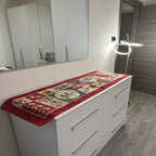 Runner natalizio in jacquard 40×140 cm – eleganza per la tavola delle feste - | SOLO PER TE ITALIA