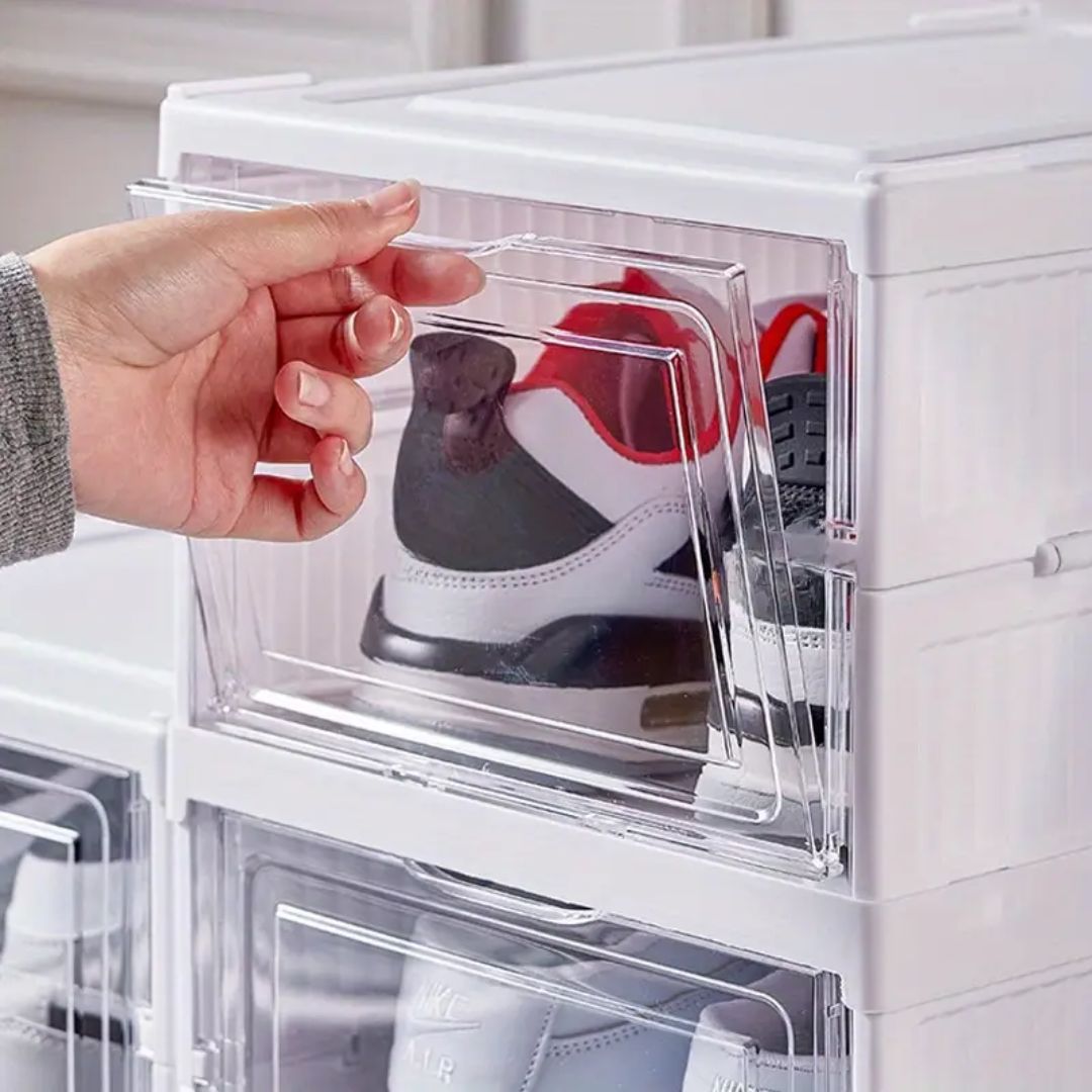 Scarpiera Richiudibile Trasparente – Ordine Perfetto per le Tue Scarpe - | SOLO PER TE ITALIA