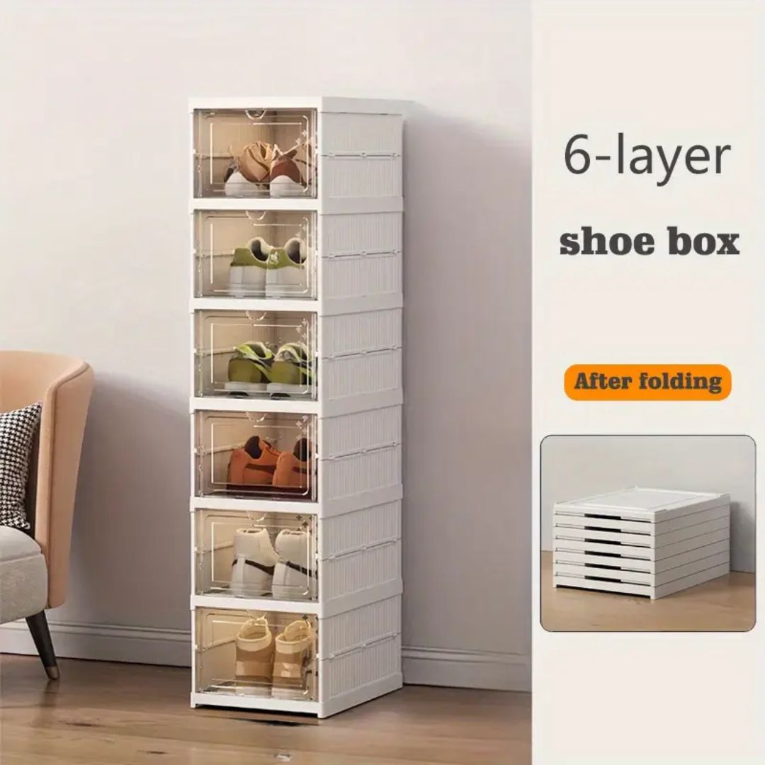 Scarpiera Richiudibile Trasparente – Ordine Perfetto per le Tue Scarpe - | SOLO PER TE ITALIA