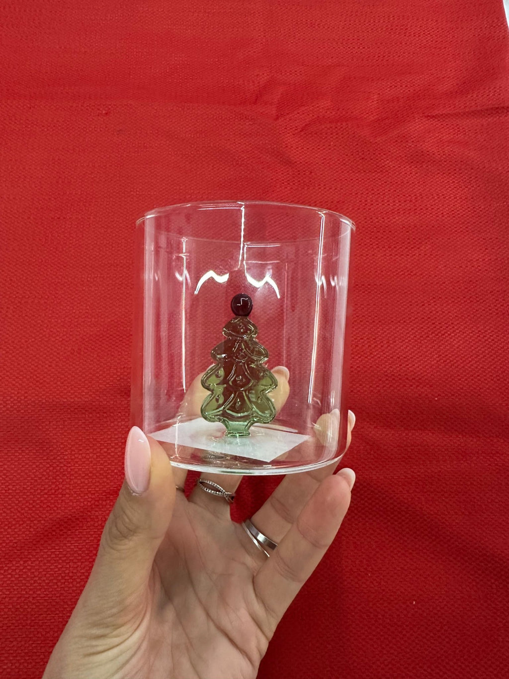 Set 6 Bicchieri Natalizi in Vetro Borosilicato – Tema Natalizio - | SOLO PER TE ITALIA
