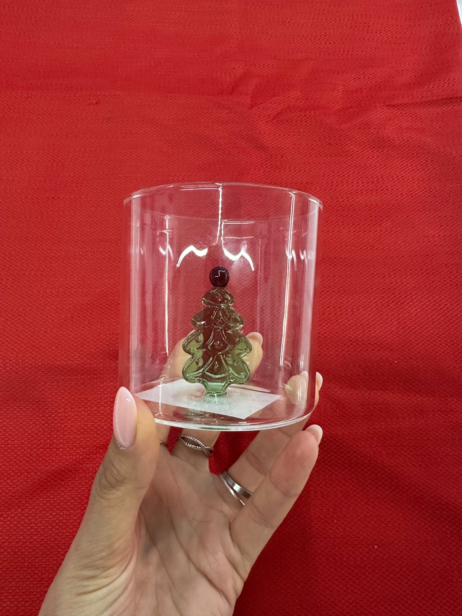 Set 6 Bicchieri Natalizi in Vetro Borosilicato – Tema Natalizio - | SOLO PER TE ITALIA