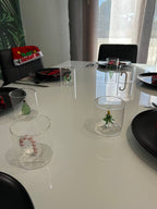 Set 6 Bicchieri Natalizi in Vetro Borosilicato – Tema Natalizio - | SOLO PER TE ITALIA