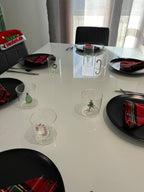 Set 6 Bicchieri Natalizi in Vetro Borosilicato – Tema Natalizio - | SOLO PER TE ITALIA