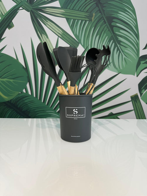 Set Mestoli in Silicone 11 Pezzi – Eleganza e Praticità per la Tua Cucina - | SOLO PER TE ITALIA