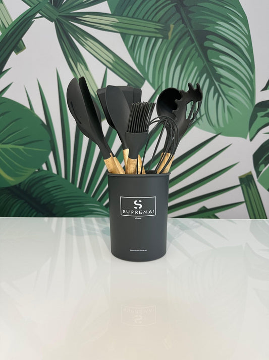 Set Mestoli in Silicone 11 Pezzi – Eleganza e Praticità per la Tua Cucina - | SOLO PER TE ITALIA