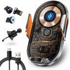 Supporto telefono auto con caricabatterie wireless – Sicuro e Magnetico - | SOLO PER TE ITALIA