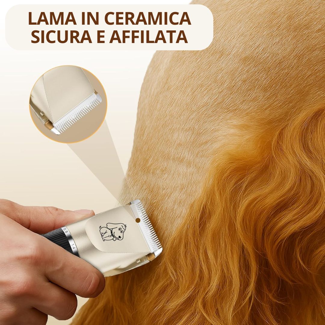 Tagliacapelli Professionale Cani e Gatti – Kit Toelettatura Silenzioso - | SOLO PER TE ITALIA