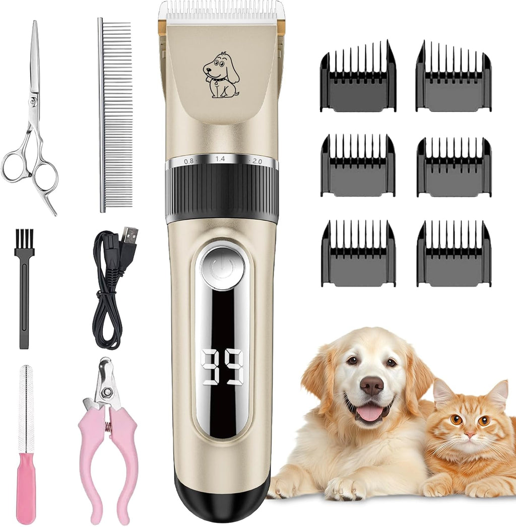 Tagliacapelli Professionale Cani e Gatti – Kit Toelettatura Silenzioso - | SOLO PER TE ITALIA