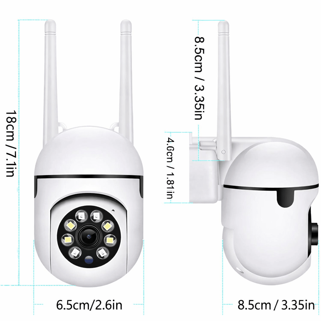 Telecamera IP65 Full HD1080p per Esterni con Visione Notturna e Wi - Fi - | SOLO PER TE ITALIA