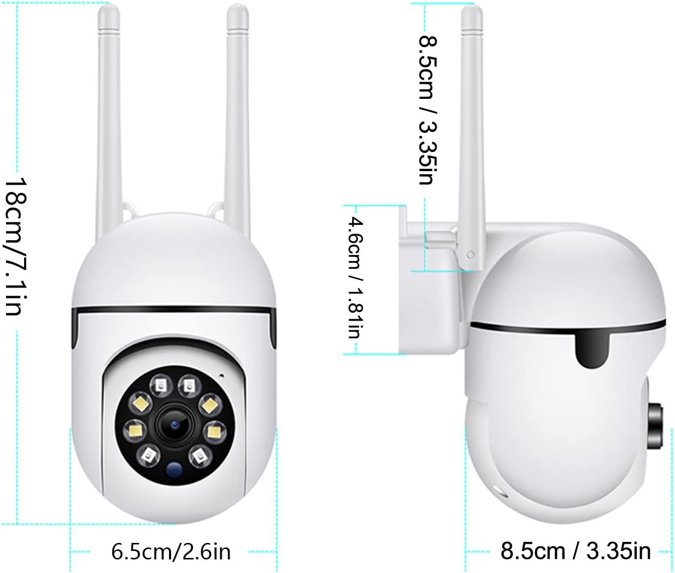 Telecamera IP65 Full HD1080p per Esterni con Visione Notturna e Wi - Fi - | SOLO PER TE ITALIA