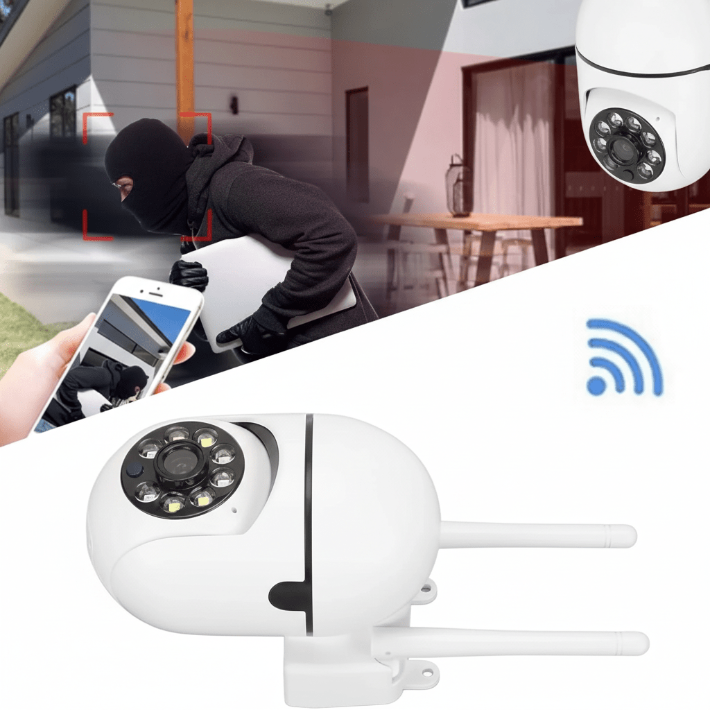 Telecamera IP65 Full HD1080p per Esterni con Visione Notturna e Wi - Fi - | SOLO PER TE ITALIA
