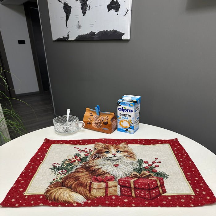 Tovagliette americane per colazione in jacquard e lurex 57 × 37 cm - | SOLO PER TE ITALIA