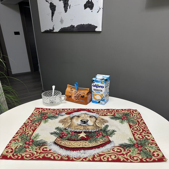 Tovagliette americane per colazione in jacquard e lurex 57 × 37 cm - | SOLO PER TE ITALIA
