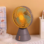 Ventilatore con base rotante mini USB – Portatile, silenzioso e ricaricabile - | SOLO PER TE ITALIA