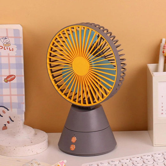 Ventilatore con base rotante mini USB – Portatile, silenzioso e ricaricabile - | SOLO PER TE ITALIA