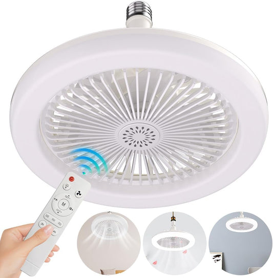Ventilatore da Soffitto con Luce LED e Telecomando Silenzioso - | SOLO PER TE ITALIA