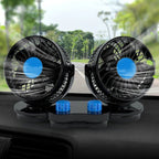 Ventilatore Portatile Da Auto 12V con 2 Ventole Orientabili 🔄 | Ideale per Viaggi in Camper e Camion - | SOLO PER TE ITALIA