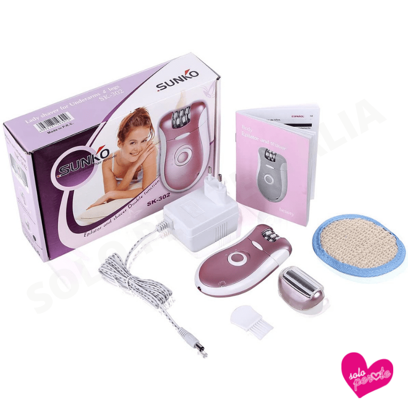 Epilatore Elettrico Silk Epil con Testine Intercambiabili – Pelle Liscia a Lungo - | SOLO PER TE ITALIA