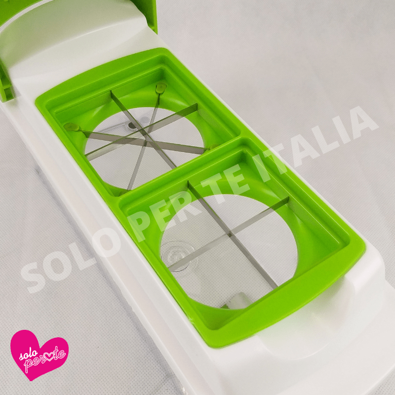 Set Affettatutto Multifunzione con Lama Inox e Contenitore Salva Freschezza - Pentole | SOLO PER TE ITALIA