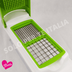 Set Affettatutto Multifunzione con Lama Inox e Contenitore Salva Freschezza - Pentole | SOLO PER TE ITALIA