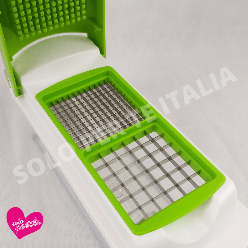 Set Affettatutto Multifunzione con Lama Inox e Contenitore Salva Freschezza - Pentole | SOLO PER TE ITALIA